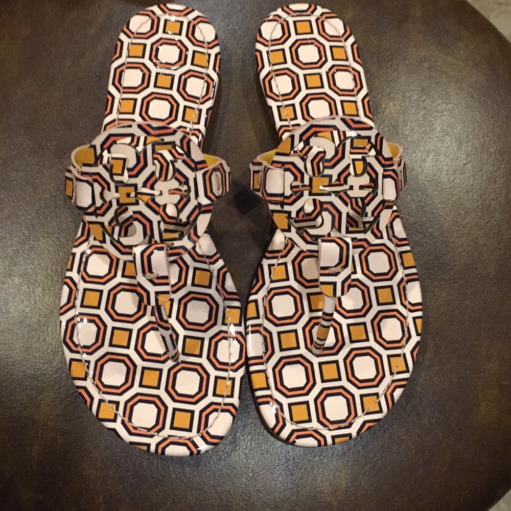 Tory Burch Miller ballet pink octagon sandal !!